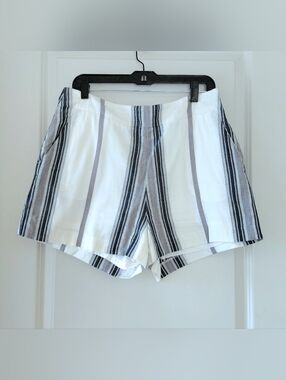 Madison 100% Cotton Striped Shorts